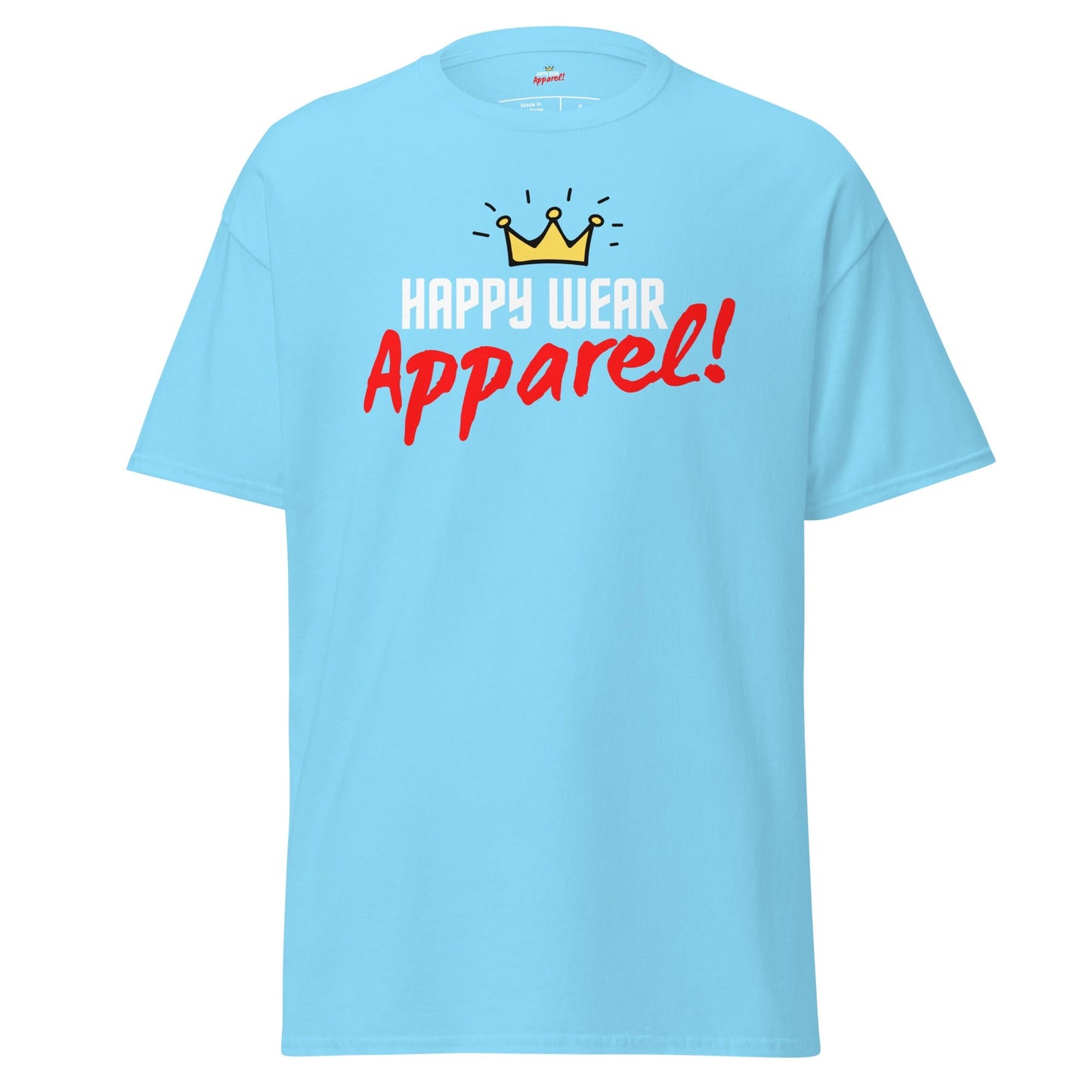 Happy Wear Apparel Baby Blue Logo T-shirt