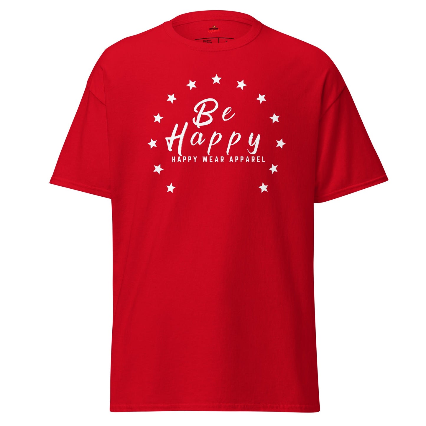 Happy Wear Apparel Be Happy Red T-shirt