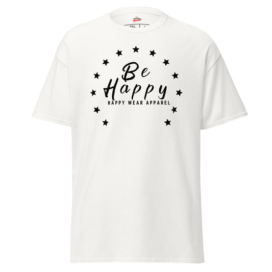 Be Happy White T-shirt